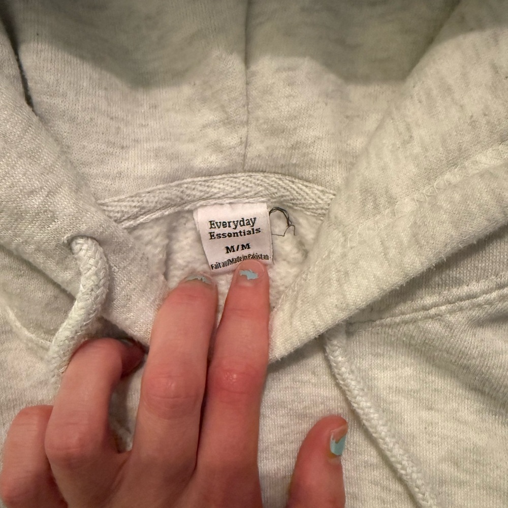 Basic Gray Hoodie - Picture 3 of 4